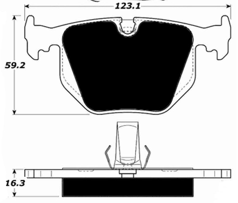 Porterfield Brake Pads for 2004 BMW X5 4.8is
