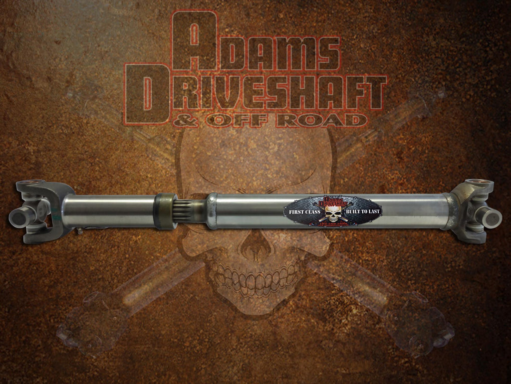 Adams Driveshaft Heavy Duty Series Rear 1310 CV Driveshaft — 1987–1993 Jeep YJ Wrangler | Yoke-Style SYE Required | ASDYJ-1310CVR-G