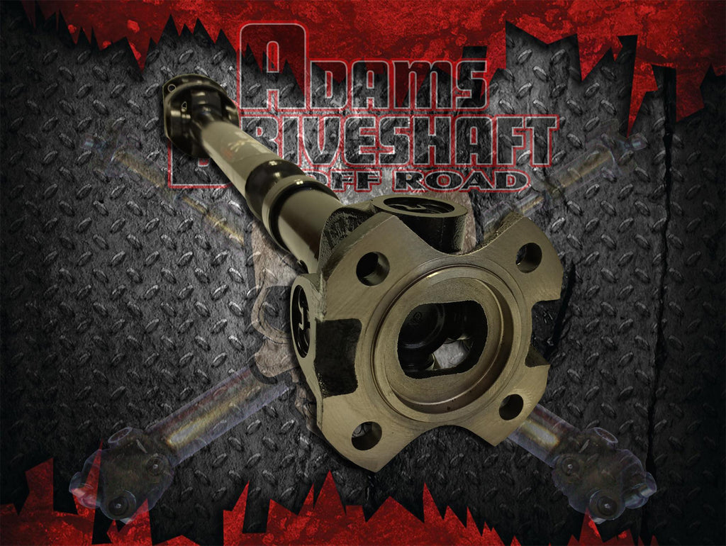 Adams Driveshaft Extreme Duty Series Front 1350 CV Driveshaft — OEM Flange Style | 2007–2018 Jeep JK Wrangler | Up to 4.5" Lift | ASDJK-1350F-S-OEM