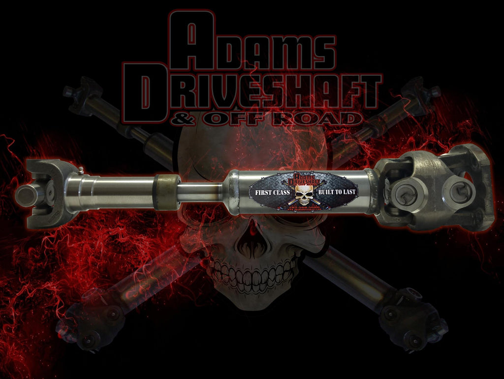 Adams Driveshaft Extreme Duty Series Rear 1350 CV Driveshaft — Jeep TJ Wrangler Rubicon | ASDTJ-1350CVR-SRUB