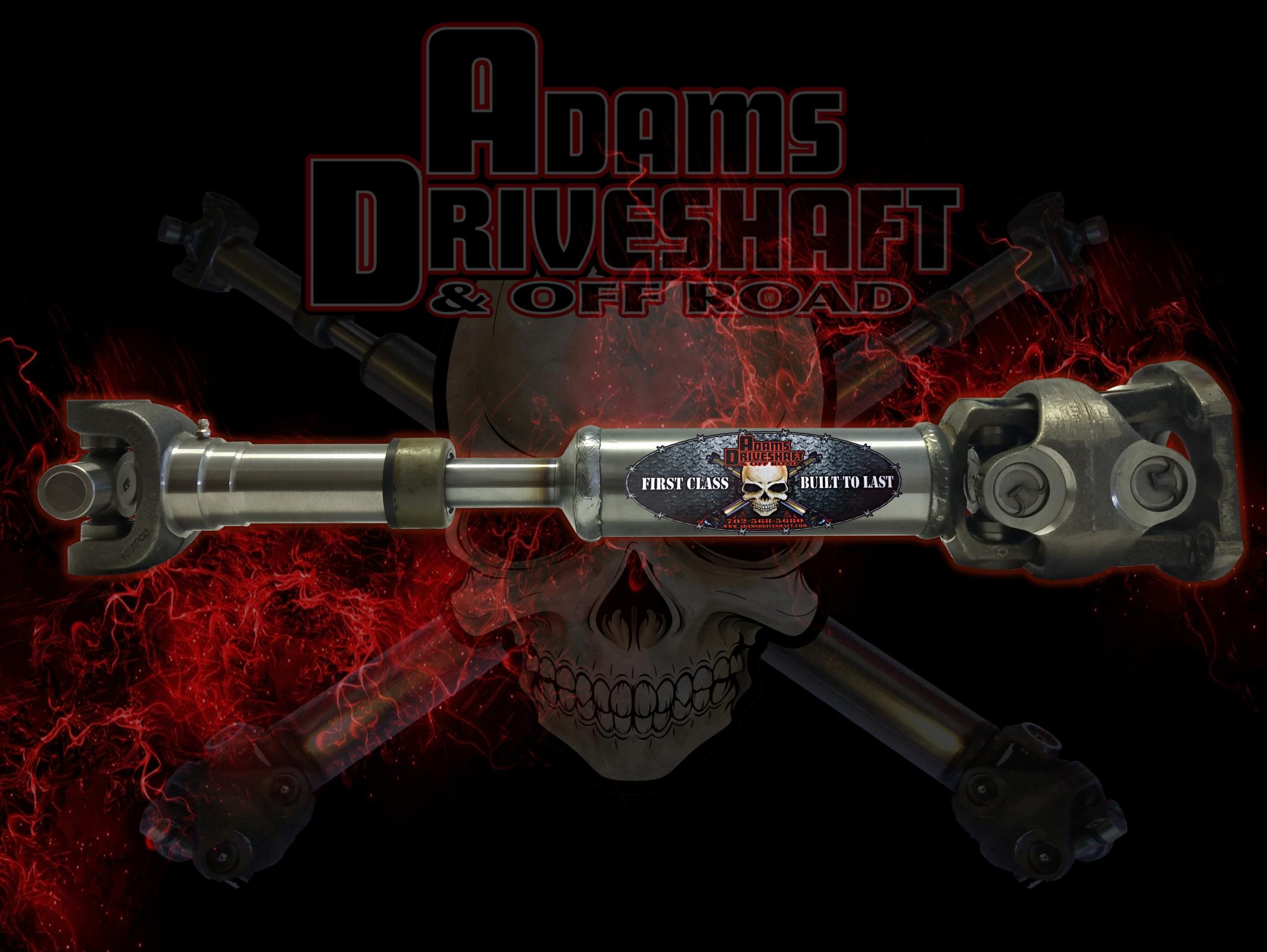 Adams Driveshaft Extreme Duty Series Rear 1350 CV Driveshaft — Jeep TJ Wrangler Rubicon | ASDTJ-1350CVR-SRUB