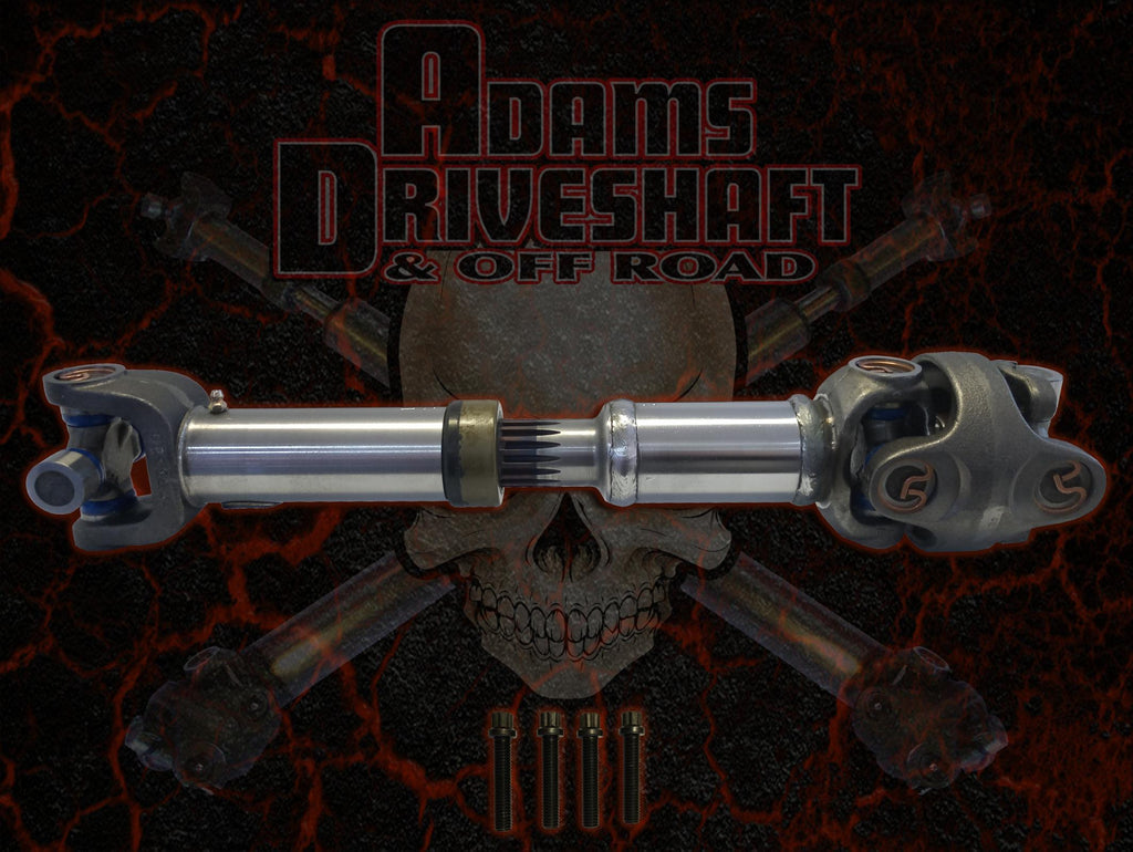 Adams Driveshaft Extreme Duty Series Rear 1310 CV Driveshaft — 1987–1993 Jeep YJ Wrangler | Yoke-Style SYE Required | ASDYJ-1310CVR-S