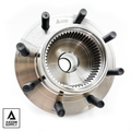 Axiom Supply Ford F250-F350 4WD wheel bearing assembly with coarse threads, durable bearing for lifetime warranty, compatible with 1999-2004.