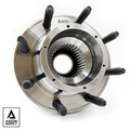 Axiom Supply lifetime warranty wheel bearing assembly for Ford F250-F350 4WD models, shown in the image.