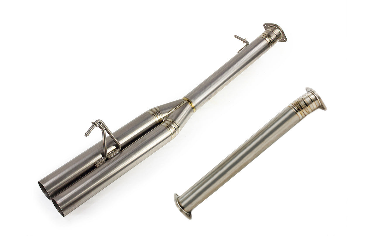 ISR Performance Series II EP Dual Titanium Blast Pipes 3in - Nissan 350z IS-EPTI-350Z