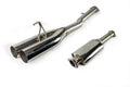 ISR Performance EP (Straight Pipes) Dual Tip Exhaust 4in - Nissan 350Z IS-EPDUAL-350BO