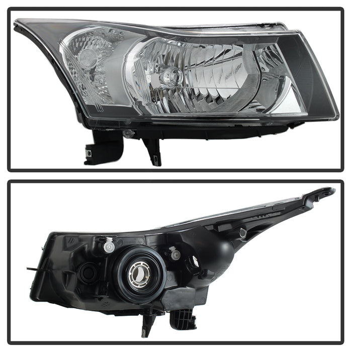 SPYDER xTune Chevy Cruze 11-15 Passenger Side Halogen Headlight - OEM R HD-JH-CCRZ11-OE-R 9937095