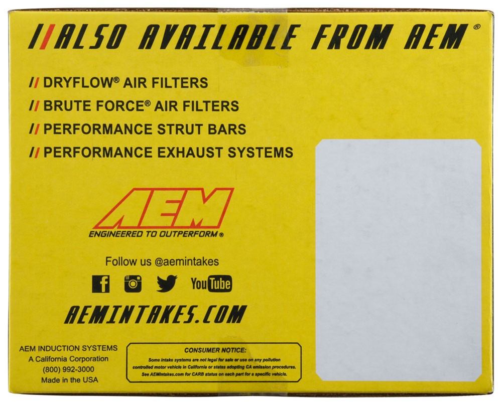 AEM Induction AEM 11-13 Scion tC 2.5L-L4  Cold Air Intake System 21-725P