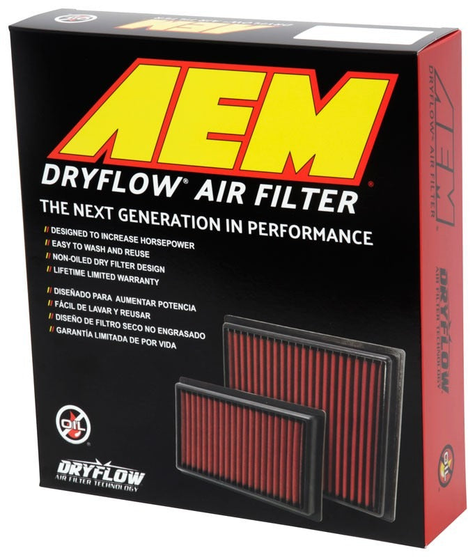 AEM Induction AEM 99-00 Pontiac Grand Prix 10.563in O/S L x 8in O/S W x 1.625in H DryFlow Air Filter 28-20141