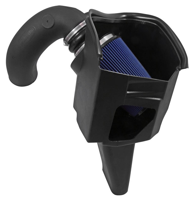 Airaid 10-12 Dodge Ram 6.7L Cummins MXP Intake System w/ Tube (Dry / Blue Media) 303-254