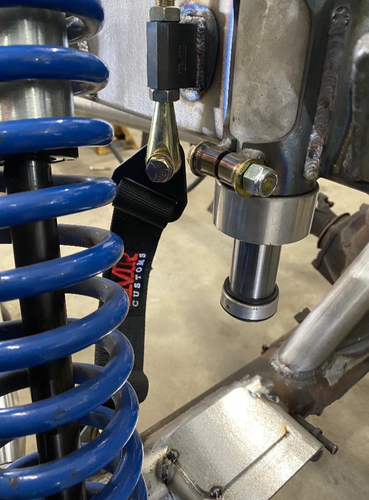 TMR Limit Strap Clevis & Weld Block - Flat - Single Strap