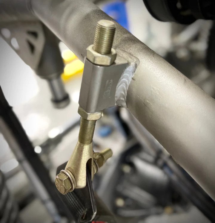 TMR Limit Strap Clevis & Weld Block - Round Tube - Single Strap
