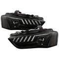 Spyder 13-16 Audi A4/S4 Halogen Model Only Projector Headlights - Black PRO-YD-AA413HALSI-BK 5088321