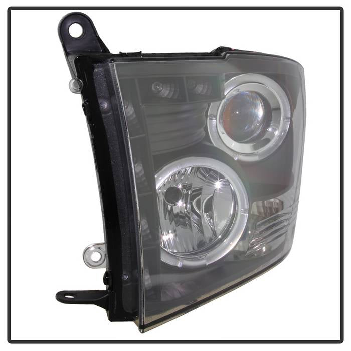 Spyder Dodge Ram 1500 09-14 10-14 Projector Headlights Halogen- LED Halo LED - Blk PRO-YD-DR09-HL-BK 5010032