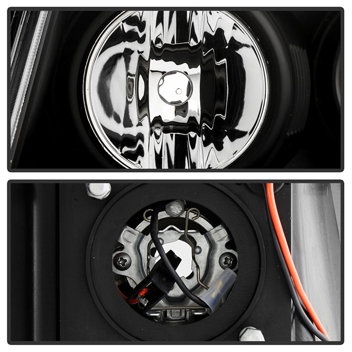 Spyder Toyota Tacoma 05-11 Projector Headlights - Light Bar DRL - Black PRO-YD-TT05V2-LB-BK 5084514