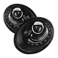 Spyder Volkswagen Beetle 06-10 Projector Headlights DRL LED Black PRO-YD-VB06-DRL-BK 5080929