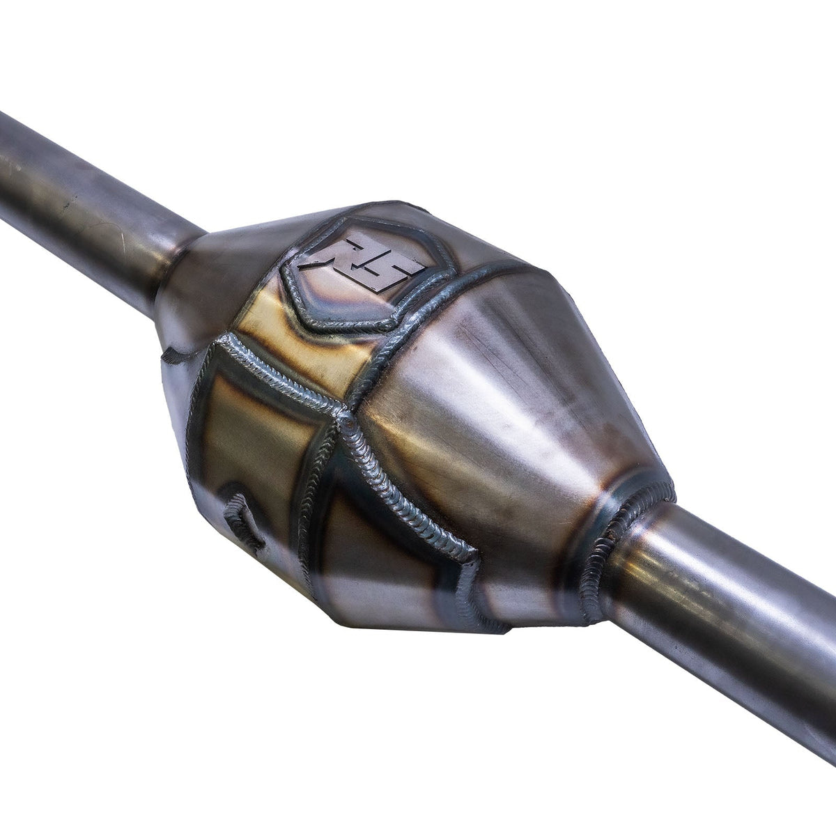 Toyota 8.75-inch axle housing, bare tube, automotive axle part from Riley Mountain Motorsports for rear-wheel drive vehicles.
