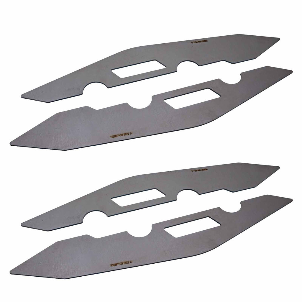 Riley Mountain Motorsports 60-inch DIY trailing arm kit showing black metal trailing arms with mounting brackets and hardware.