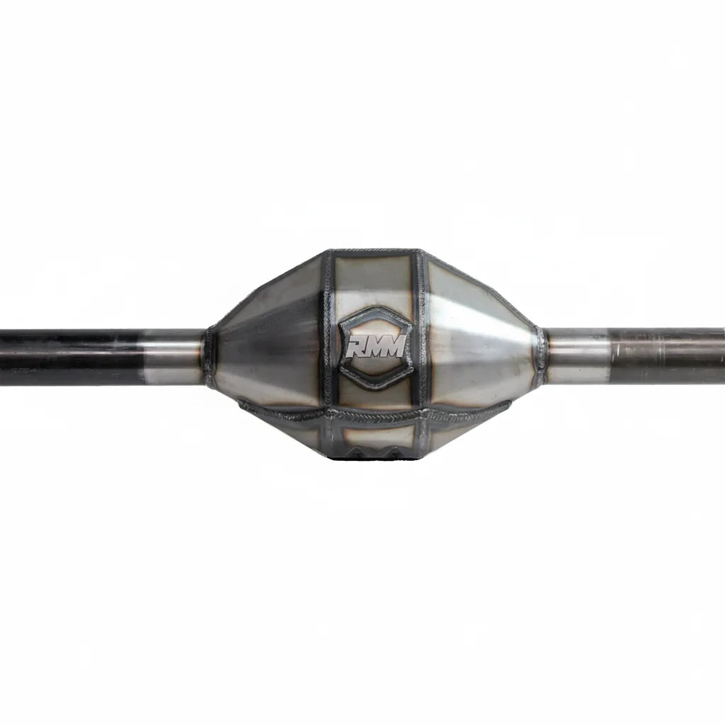 Toyota Tundra 10.5-inch axle housing by Riley Mountain Motorsports, rugged steel axle component for off-road durability.