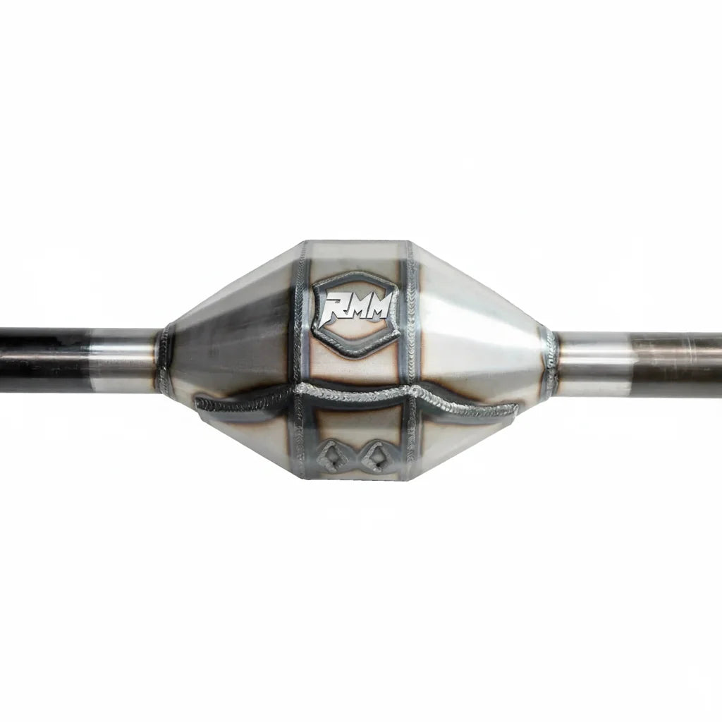 Toyota Tundra 10.5-inch axle housing by Riley Mountain Motorsports, rugged steel axle part for off-road durability.