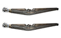 Pair of 40-inch URC single shock trailing arms by Riley Mountain Motorsports, showing the durable metal construction and mounting points.