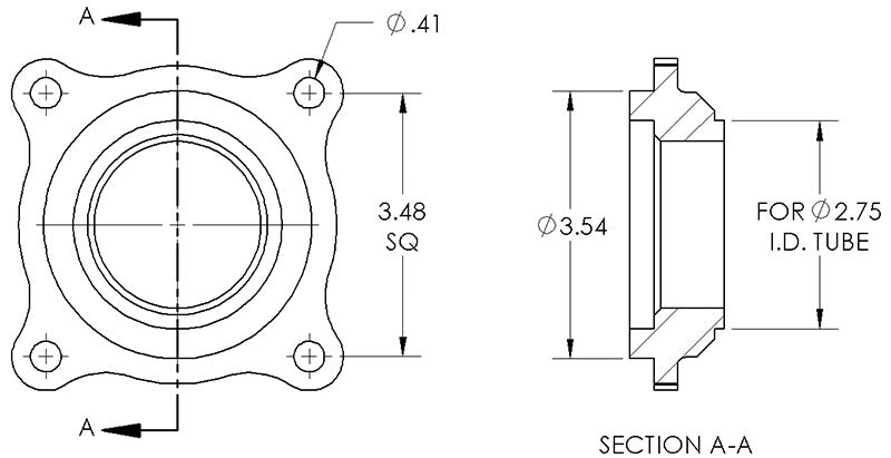 Pair of Toyota semi float flanges for axles, manufactured by Riley Mountain Motorsports, shown in the image.