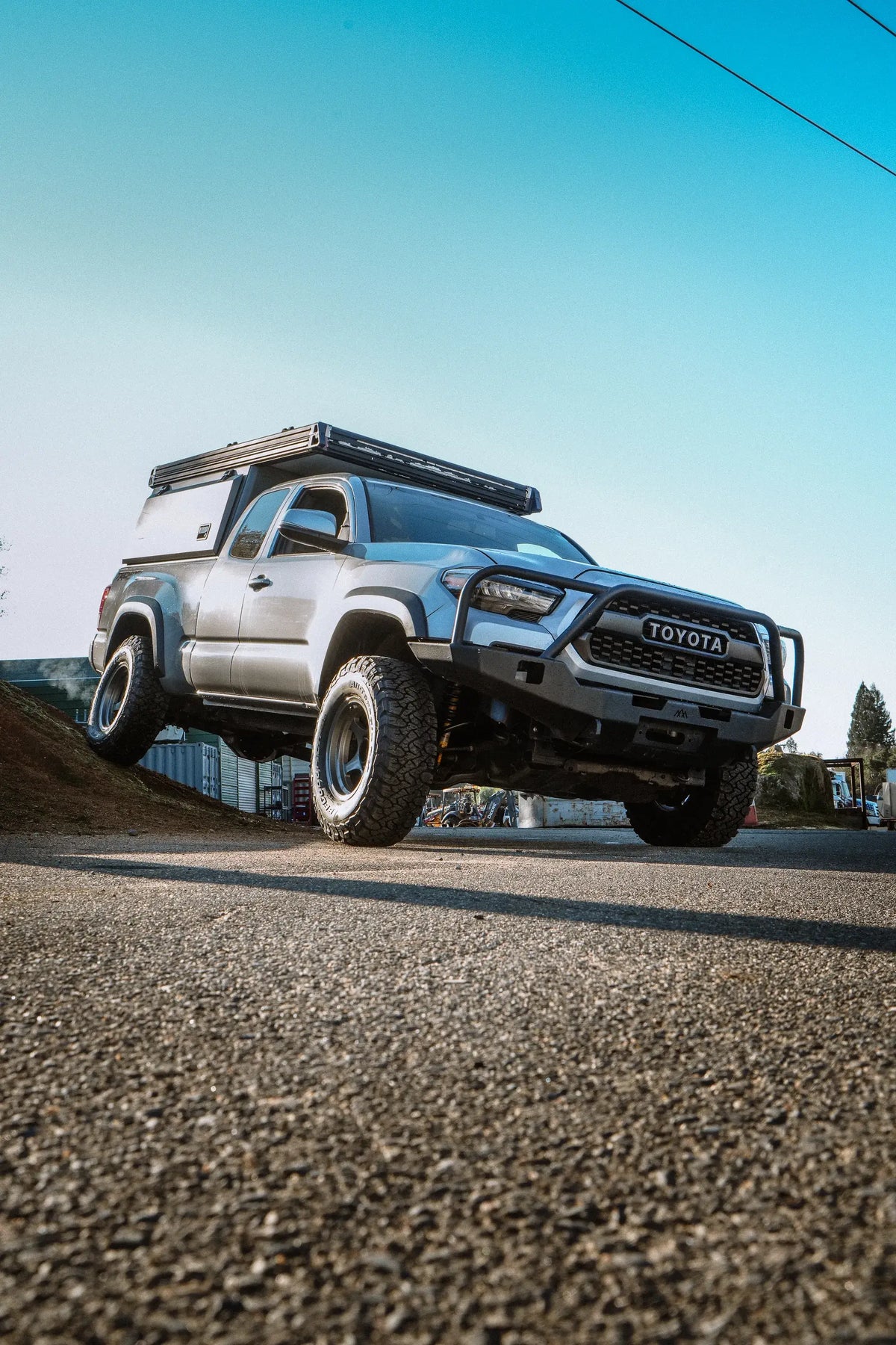 Toyota Tacoma 8.75-inch rear housing by Riley Mountain Motorsports, rear axle housing for 2016-2023 models, rugged steel construction.