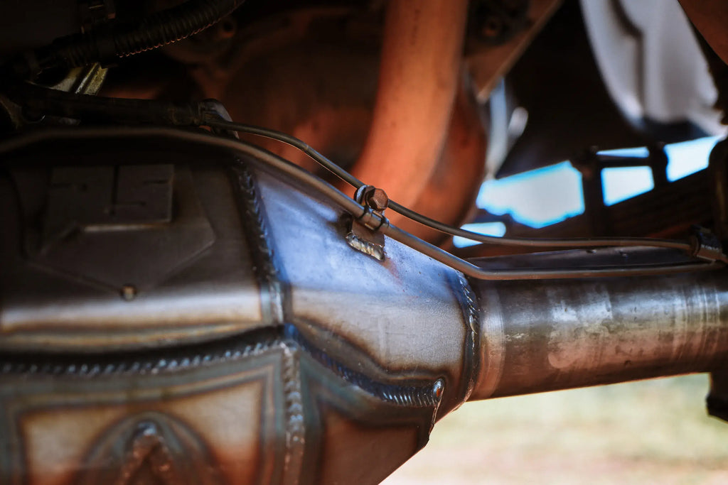 Toyota Tacoma 2016-2023 rear axle housing in black, designed for 8.75-inch axle, made by Riley Mountain Motorsports