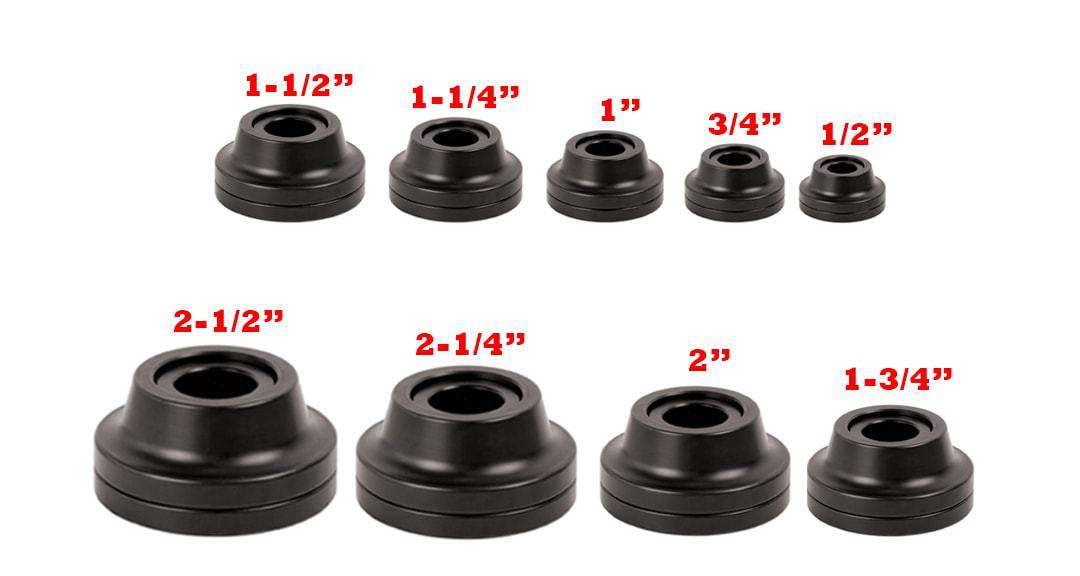 TMR Dimple Die 9 Piece "Deluxe" Set