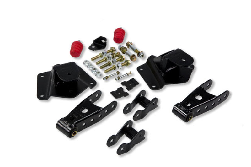 Belltech SHACKLE AND HANGER KIT 95-99 Tahoe/Yukon 4 door 4inch 6636