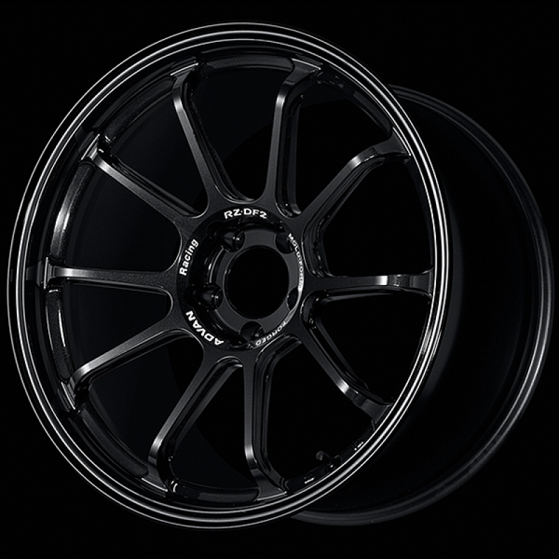 Advan RZ-DF2 19x10.5 / +15 Offset / 5x114.3 / 73mm Bore / Racing Titanium Black YAF9L15ETB