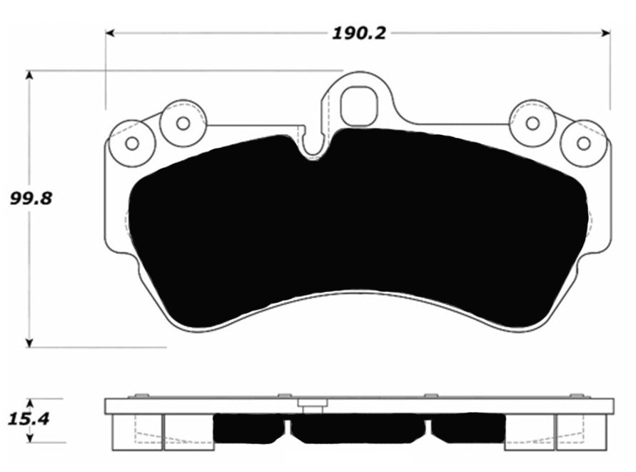 Porterfield Brake Pads for 2006 VOLKSWAGEN TOUAREG V8 - 4.2L