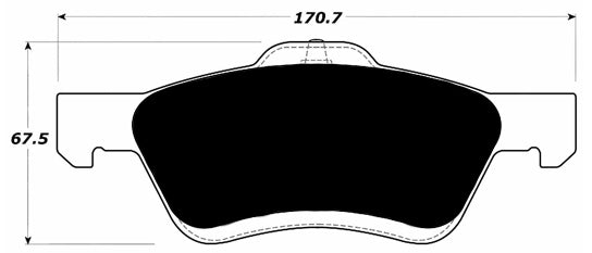 Porterfield Brake Pads for 2008 FORD ESCAPE