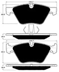 Porterfield Brake Pads for 2006 BMW 330 Series E90