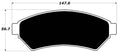 Porterfield Brake Pads for 2006 CHEVROLET UPLANDER