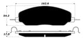 Porterfield Brake Pads for 2009 FORD MUSTANG GT V8