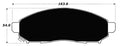 Porterfield Brake Pads for 2008 NISSAN PATHFINDER V6