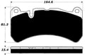 Porterfield Brake Pads for 2005 MERCEDES-BENZ CLK55 AMG