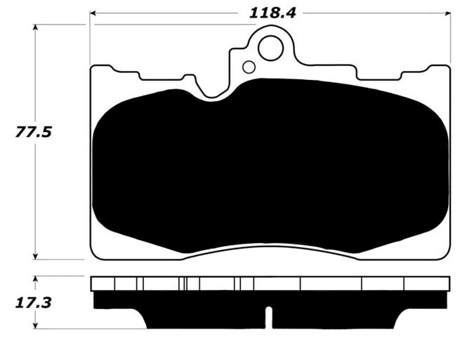 Porterfield Brake Pads for 2008 LEXUS GS 460