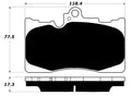 Porterfield Brake Pads for 2010 LEXUS GS 450H Hybrid