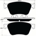 Porterfield Brake Pads for 2005 BENTLEY CONTINENTAL