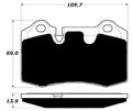 Porterfield Brake Pads for 2008 FERRARI 430
