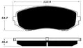 Porterfield Brake Pads for 2008 SUZUKI GRAND VITARA