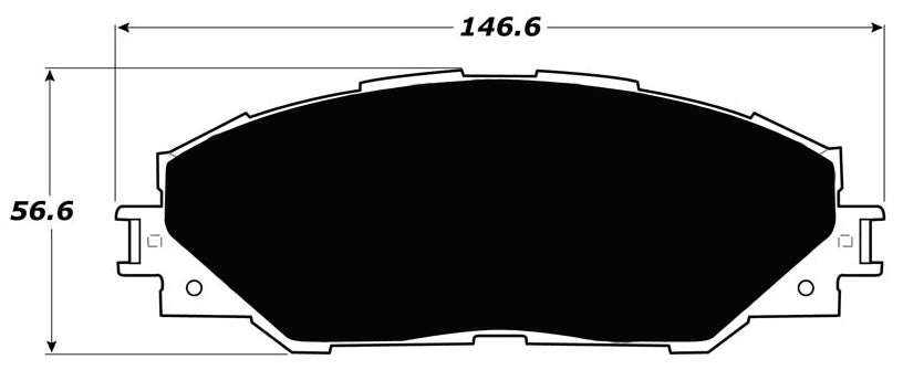 Porterfield Brake Pads for 2010 TOYOTA MATRIX XRS