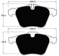 Porterfield Brake Pads for 2006 JAGUAR XJR-S