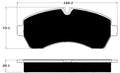 Porterfield Brake Pads for 2013 FREIGHTLINER SPRINTER 3500