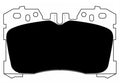 Porterfield Brake Pads for 2010 LEXUS LS 460