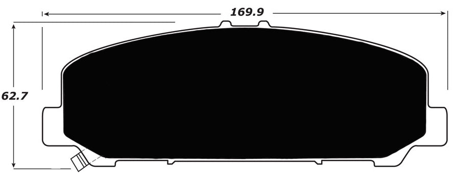 Porterfield Brake Pads for 2010 INFINITI QX56