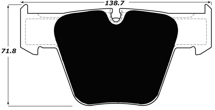 Porterfield Brake Pads for 2010 MERCEDES-BENZ S65 AMG - w/Iron Discs