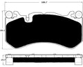 Porterfield Brake Pads for 2013 MERCEDES-BENZ C63 AMG S